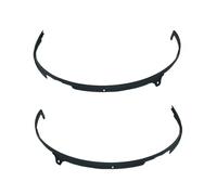 Guardabarros Coche Para Ford Para Mustang S650 Para Dark Para Horse GT Para Ecoboost 2024 2025 Moldura Arco Ceja Rueda Delantera Guardabarros(Carbon Fiber Look)