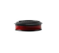 Guardabarros coche Universal para guardabarros bengalas arcos de rueda coche expansor ala para arco ceja labio cuerpo kit protector cubierta accesorios(3.8cm carbon 1.5 Met)
