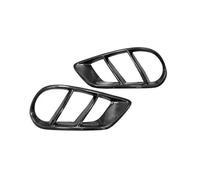 Guardabarros Cubierta Decoración Cubierta de ventilación de parachoques delantero, marco de parrilla de malla apto para Mercedes Clase C W205 C43 C180 C200 2015-2019(Carbon Fiber)