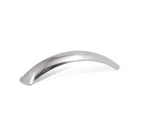 Guardabarros de aluminio LSL, pulido 600 mm/19 pulgadas, 105 mm de ancho, plata