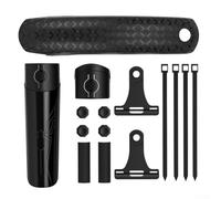 Guardabarros de bicicleta con ángulo ajustable para bicicleta de montaña 26 27 5 29 compatible con cierre rápido trasero y delantero para neumáticos de hasta 70 mm de ancho (solo trasero)