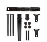 Guardabarros de bicicleta de ángulo ajustable con extensión para bicicletas de carretera hecho de material PC con accesorios de montaje (un conjunto)