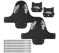 Guardabarros de Bicicleta de Montaña, 3 Piezas Guardabarros MTB, Guardabarros Delantero y Trasero para Bicicletas de Montaña, con 10 Bridas para Cables de 16 '' a 29 ''