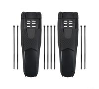 Guardabarros de bicicleta delantero trasero, juego de bicicleta de montaña, protectores de neumáticos de bicicleta de carretera, guardabarros de ciclismo de carcasa dura, patrón de fibra de carbono