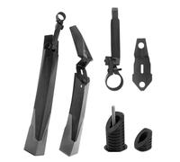 Guardabarros de Bicicleta,Guardabarros Delantero y Trasero | Aletas Ajustables Cubierta Completa Protección contra Salpicaduras de Agua Suciedad Rueda Delantera y Trasera para Bicicletas Bicicleta