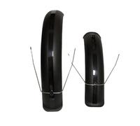 Guardabarros de bicicleta Juego de guardabarros de bicicleta 20x4.0 inch Guardabarros delanteros y traseros anchos MTB todoterreno Fat Tire Bike Wings Cobertura completa Bike Plastic ( Color : A pair