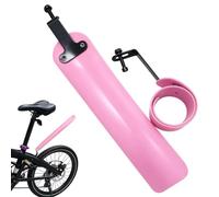 Guardabarros de bicicleta plegables y portátiles, protector universal | Parte delantera de 31 cm, trasera de 41 cm, construcción flexible de acero y silicona, ajuste universal de 16 a 66 cm