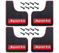 Guardabarros de Coche Mud Flaps, Universal de Goma Delantera y Trasera Mudflaps Splash Guards Fender Flares Kit, 4PCS