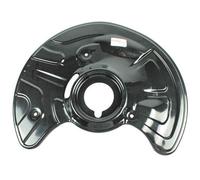 Guardabarros de freno, disco delantero izquierda, Aluminio METZGER, negro