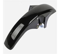 Guardabarros de Guardabarros de plástico para motocicleta apto para Yamaha Jianshe YBR125 YBR125K 2005-2020 JYM125 guardabarros delantero con soporte de Metal Guarda Salpicaduras Motocicleta(Black)