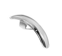 Guardabarros De Motocicleta para Suzuki para GN125 Guardabarros Delantero para Motocicleta Guardabarros Cromado Negro Moto Guardabarros(Chrome)