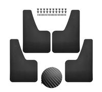 Guardabarros de Rueda para Peugeot para Boxer Guardabarros Fender Flares 4pcs Racing/Rally Mud Flaps(4 Piezas Negras)