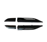 Guardabarros Decoración Lateral Ajuste para RangeRover Evoque 2010-2019 cubierta de salida de ventilación lateral embellecedor marco de repuesto decorativo(4 Pcs)