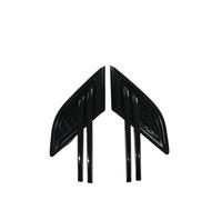 Guardabarros Decoración Lateral Ajuste Para RangeRover Sport 2014-2017 L494 Salida De Guardabarros De Ventilación Lateral De Coche(Black 1 Pair)