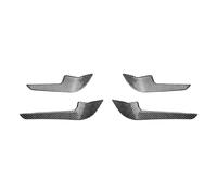 Guardabarros Decoración Lateral Divisor de aleta de parachoques lateral delantero de coche, embellecedor de aire Canard apto para Audi RS3 2021-2024(Carbon Fiber Look)