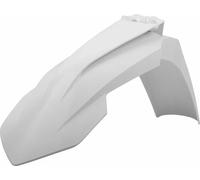 POLISPORT 8574200002 - Guardabarros Delantero réplica OEM Fabricado en plástico Brillante Duradero y Resistente Compatible con Motocicletas KTM en Color Blanco