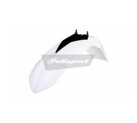 POLISPORT 8571500018 - Guardabarros delantero réplica OEM fabricado en plástico brillante duradero y resistente compatible con motocicletas KTM en color blanco