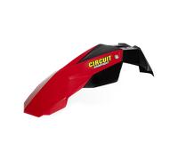 Circuit Equipment Guardabarros delantero STEALTH PF004-032 Negro/Rojo