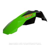 Envío gratis guardabarros delantero circuit stealth verde para moto repuestos