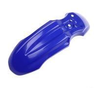 Guardabarros delantero para motocicleta compatible con una amplia gama de bicicletas que ofrece una protección práctica y una visualización optimizada (azul)