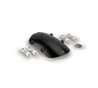 Puig 9673N Guardabarros Delantero de Aluminio fresado ABS, Negro