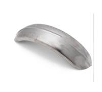 Guardabarros delantero universal negro para motoci Para Bobber Chopper De 5''/6'' Ancho Con Nervaduras Acero Crudo Hardtail(5inch)