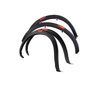 Guardabarros Delanteros Coche Extensiones de Guardabarros para Pasos de Rueda con Reflector Rojo y ceja para Rueda para Nissan Navara para Frontier 2021-2023