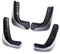 Guardabarros Delanteros y Traseros para Jazz GE6, 4 Unidades (Negro, Compatible con Modelos anteriores al rediseño).