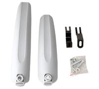 Guardabarros desmontable para bicicletas plegables de 14 a 20 pulgadas, delantero y trasero para guardabarros con reflector (gris)