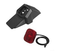 Guardabarros habilitado para luz trasera para Segway para Ninebot para scooter ZT3 Pro con montaje trasero de ajuste directo