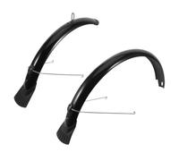 Guardabarros Integral 2 Piezas, Cobertura Total | PVC Negro, para Entrenamiento y Carreteras Mojadas, Reduce Salpicaduras Traseras sin Afectar Frenos ni Cambios