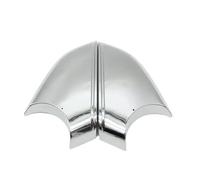 Guardabarros lateral cromado Compatible con Tesla modelo S 2014-2021, tapa inferior del soporte espejo retrovisor Cubiertas para espejos retrovisores