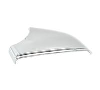 Guardabarros lateral cromado Compatible con Tesla modelo S 2014-2021, tapa inferior del soporte espejo retrovisor Cubiertas para espejos retrovisores