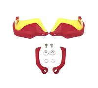 Guardabarros Manija para Moto Juego Completo De Paramanos para Motocicleta Protector A Prueba De para Manillar para R1200GS ADV LC R1250GS F800GS Adventure S1000XR Paramanos(Red Yellow Set)