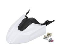 Guardabarros Moto Accesorios de Motocicleta Front Fender Mudguard Beak Cowl Guard Extension Cubierta la Rueda Carrey Fit Uso for Tigre Tigre 800 XC xrt xrx(White)