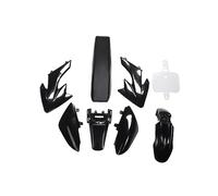 Guardabarros motocicleta 8 piezas 50Cc 110Cc 125Cc 140Cc plástico 4 tiempos Crf50 para foso para bicicleta todoterreno para juego de guardabarros para asiento kits motocicleta negro