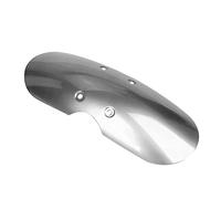 Guardabarros motocicleta Guardabarros delantero corto para motocicleta para Victory Bonneville T-100 Scrambler Thruxton 90 2001-2016(Prata)
