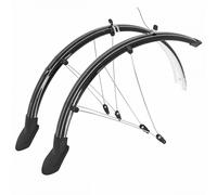 Guardabarros MTB 26" P2R trekking plástico negro irrompible ancho 45mm (par) co