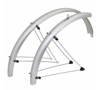Guardabarros MTB Stronglight Country de 26" con varillas de 60mm en color plata