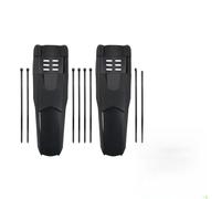 Guardabarros para bicicleta, carcasa dura delantera y trasera con patrón de fibra de carbono para bicicleta de montaña y carretera, accesorios de ciclismo MTB, protección contra la lluvia (2 unidades)