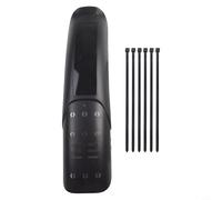 Guardabarros para bicicleta de carretera con sección trasera extendida para una canalización superior del agua y reducción de salpicaduras del conductor