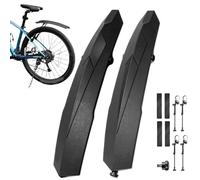 Guardabarros para bicicletas | Piezas delanteras y traseras de desmontaje rápido ajustable | Guardabarros de bicicleta todoterreno, para deportes al aire libre, montaña, motocross, carreras en la