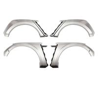 Guardabarros Para BMW Serie 3 G20 G28 330i M340i M-Sport 2019-2022 Arcos Anchos Cubierta Blancos Embellecedores De Guardabarros(Plata)