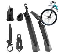 Guardabarros para Ciclismo | Protectores Delanteros y Traseros | Cobertura Completa Liberación Rápida Protección Delantera y Trasera para Ruedas