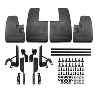 Guardabarros para Coche para Ford para Bronco 2/4 Puertas 2021 2022 2023+ 4 PC Delantero Trasero Guardabarros para Rueda ABS No Requiere Perforación Faldillas Antibarro