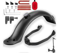 Guardabarros para el Patinete Xiaomi M365, con Soporte Trasero, luz Trasera y Correa Reflectante, Incluye Tornillos y Tuercas Accesorios y Repuestos para Patinete Eléctrico Xiaomi M365/M365 Pro