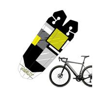 Guardabarros para Sillín De Bicicleta, Protector Trasero Plegable, Escudo Antisalpicaduras con De Liberación Rápida, Accesorio para Bicicleta para Hombres Mujeres Jóvenes