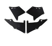 Guardabarros para Toyota Land Cruiser Prado J120 J150 2003-2020 Sello de faldón Protectores contra Salpicaduras con Clips para revestimientos de Guardabarros.