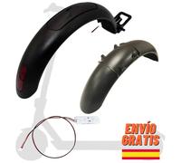✅Guardabarros Patinete Eléctrico Cecotec Outsider Bongo Serie A Trasero / Delantero con Luz Led de Freno - Accesorios, Recambios, Piezas, Patin, Monopatin Guardabarros Completo