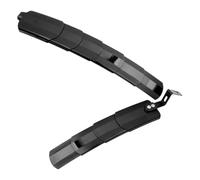 Guardabarros Plegable Negro, para Bicicleta de Montaña | Plástico Liso, Protección contra Barro y Lluvia, Uso en Gravel y Trayectos Diarios
